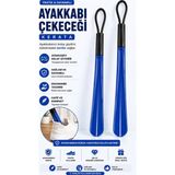 Galeriyo 47 cm Askılı Ayakkabı Çekeceği Uzun Plastik Kerata Mavi