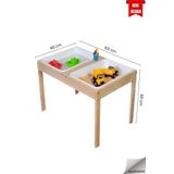Galery Wood Montessori Duyu Aktivite Kum Ve Su Masası, Doğal Çam