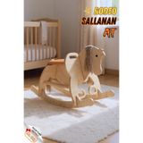 Galery Wood Sallanan At-Ahşap At-Sallanan Oyuncak