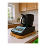 Galery Wood Thermomix TM7 Slider, Ahşap Kaydırıcı, Masif Tezgah Üstü Stand, Özel Tasarım