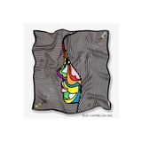 Galiga Color Face %100 Ipek Fular 55x55cm 'art On Silk'