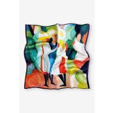Galiga Gırls %100 Ipek Fular 55x55cm 'art On Silk'