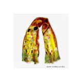 Galiga Klimt Kiss (Öpücük) %100 Ipek Fular 26*130cm "Art On Silk