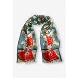 Galiga Monet - Costume %100 Ipek Fular 26*130cm 'art On Silk'
