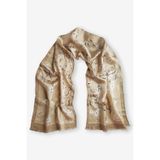 Galiga Van Gogh - Almond Beige %100 Ipek Fular 26x130cm "Art On Silk"