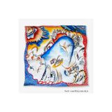 Galiga Vögel %100 Ipek Fular 55x55cm 'art On Silk'
