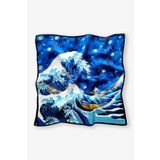 Galiga Waves %100 Ipek Fular 55x55cm 'art On Silk'