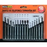Gali's 16 Parça Cep Telefonu ve Saatçi Tornavida Seti