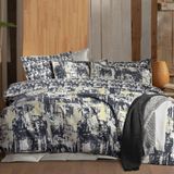Galiya King Size (Battal Boy) %100 Pamuk Flanel (Pazen) Nevresim Takımı Bej - 240 x 220 cm