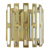 Gallıano Eskitme Boyalı Kristal Taşlı Duvar Lambası Yatak Odası-yatak Başı-salon İçin Aplik