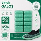 Galoş Yeşil Standart 10 Paket x 500 Adet – Toplam 5000 Adet