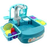 Galtoys 25 Parça Modern Çeşmeli Lavabo Oyun Seti 5-7 Yaş Çocuklar için Eğlenceli ve Eğitici - Mavi