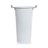 Galvaniz Beyaz 40Cm Şemsiyelik Vazo
