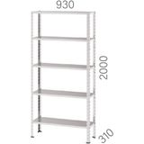 Galvaniz Raf 5 Katlı 930*310*2000MM-20931