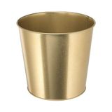 Galvanizli Çelik Gold Saksı 19 cm Çiçek Bitki Saksısı Gold Renk 19CM Ikea - Standart