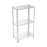 Galvanizraf 3 Katlı Galvaniz Çelik Arşiv Depo Kiler Raf 43X93X100 Galvaniz