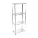 Galvanizraf 4 Katlı Galvaniz Çelik Arşiv Depo Kiler Raf 31X75X200 Galvaniz