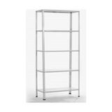 GalvanizRaf 5 Katlı Galvaniz Çelik Raf Arşiv Rafı Depo Rafı Kiler Rafı 43x60x200