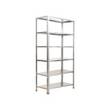 GalvanizRaf 6 Katlı Galvaniz Çelik Depo Arşiv Kiler Rafı 31x93x200