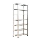 GalvanizRaf 7 Katlı Galvaniz Çelik Raf Arşiv Rafı Depo Rafı Kiler Rafı 43x60x200