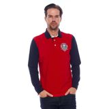 Galvanni Erkek Kırmızı Polo Yaka Sweatshirt - Rangına