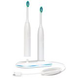 Galvanox Philips Sonicare Elektrikli Diş Fırçaları için Çift Diş Fırçası Şarj Cihazı - HX6100 için Yedek Koruyucu Temiz 4100, 6100, Çocuk Modelleri ve Daha Fazlası (Su Geçirmez Şarj Tabanı) 2'si 1
