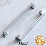 Gama 128 mm Krom Kulp Metal Mutfak Dolabı Mobilya Çekmece Dolap Kulpları Kapak Kulbu Kulpu 12.8 cm