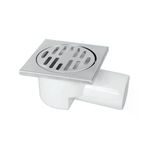 Gama Melez Yer Süzgeci 50 Mm Yandan Çıkışlı 10X10 Cm - 8680419701532