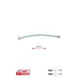 Gama Paslanmaz Çelik Flex Hortum 1/2 - 1/2 Şofben Ve Tesisat Bağlantı Hortumu 20 Cm