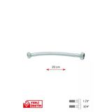 Gama Paslanmaz Çelik Flex Hortum 1/2 - 3/4 Kombi Ve Tesisat Bağlantı Hortumu 20 Cm