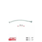 Gama Paslanmaz Çelik Flex Hortum 3/8 - 1/2 Batarya Ara Bağlantı Hortumu 100 Cm