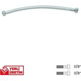Gama Paslanmaz Çelik Flex Hortum 3/8 - 3/8 Taharet Musluğu Bağlantı Hortumu 40 Cm