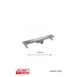Gama Seramik Uyumlu Yandan Çıkışlı Lineer Süzgeç Duş Kanalı 30 Cm