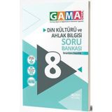 Gama Yayınları 8. Sınıf Nar Din Kültürü ve Ahlak Bilgisi Bankası