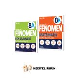 Gama Yayınları FENOMEN 8.SINIF LGS FEN BİLİMLERİ A ve MATEMATİK A SORU BANKASI HEDİYELİ