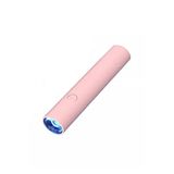 gaman 10.5cm Mini Şarjlı Uv Fener - Uv Oje Kurutucu Fener 120/60 Saniye Zaman Ayarlı Pembe Slim Kasa