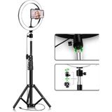 Gaman 10 Inç Ring Light 3 Farklı Işık Rengi Youtuber Led Işıklı 210 cm Tripod Selfie Makyaj Işığı