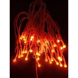 Gaman 10 Metre LED Işık 220 Volt Dekor Ledi - Yılbaşı Ağacı Ledi - Sabit Yanabilen Büyük Ledli - Turuncu