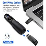 Gaman 2.4ghz Kablosuz USB Powerpoint Sunumu Dahili Alıcı Kırmızı Işık Uzaktan Kumanda Sunum Kumandası - tek ebat