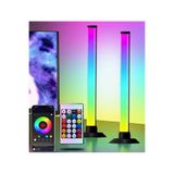 gaman 2'li RGB Ambiyans Ledi Masaüstü Oyuncu Odası Bluetoothlu Led - PC ve TV Yanı Işık Çubuğu - Ekolayzer