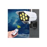gaman 4 Adet Güneş Enerjili Sokak Lambası Sahte Kamera Solar Bahçe Lambası Solar Armatür 3mod 77 Led