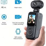Gaman 4K Mini Wifi Aksiyon Kamerası Taşınabilir Video Kaydedici 1,56' Ekranlı