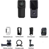 Gaman 4K Ultra Hd Wi-Fi Motorsiklet Kaskına Takılabilen Su Geçirmez Aksiyon Kamerası - Geniş Açı - Mini Boy
