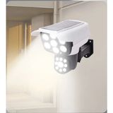 Gaman 77 LED Güneş Enerjili Hareket Sensörlü Solar Aydınlatma 3 Mod Sahte Kamera Kumandalı Siyah