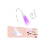 gaman Ayarlanabilir Klipsli UV Lamba - Manikür ve Nail Art Uyumlu Beyaz