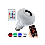 gaman Bluetooth Hoparlörlü Kumandalı Rgb Akıllı Led Ampul 16 Renk Ampule Takılan Ses Bombası