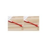 Gaman Esnek Taşınabilir USB LED Işık Lamba Gece Lambası ( 2 Adet ) Tüm USB Girişleriyle Uyumlu 17CM - Kırmızı