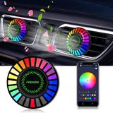 Gaman F2 Rgb Bluetoothlu Sese Duyarlı Ekolayzer Led Işık ( Araç İçi Torpido Ve Gamerlar Uyumlu )