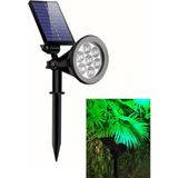 Gaman Fotoselli 7W Solar Güneş Enerjili Kazıklı Çim & Bahçe Aydınlatma Armatürü 1 Adet - Yeşil