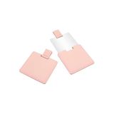 gaman GMN-17 Özel Kılıflı Makyaj Aynası - Mini Metal Ayna Kare Taşınabilir 6 x 6 cm